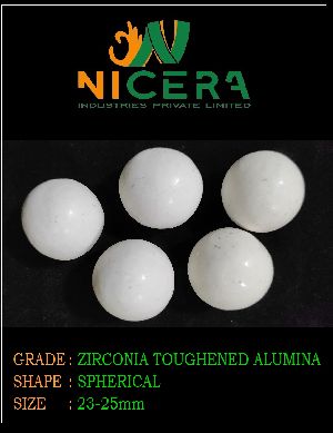 23-25mm Zirconia Toughened Alumina Media