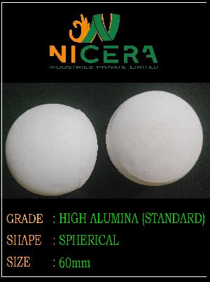 60mm High Alumina Ceramic Balls