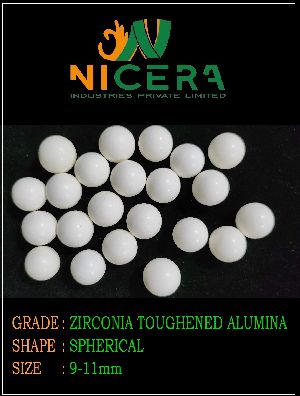 9-11mm Zirconia Toughened Alumina Media