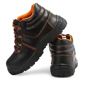 PVC SOLE SAFETY SHOE(HIGH ANKLE)