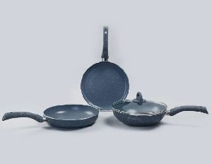 Wonderchef Granite Non Sitck Cookware Set