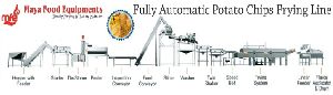 Automatic Continuous Potato Chips Fryer Plant Line