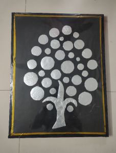 Laminated aluminium foil paper wall hanging