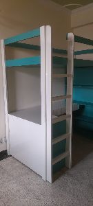 bunk bed & study table with storage