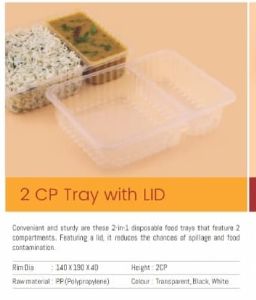 2 cp tray with lid