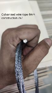 4mm galvanized wire rope