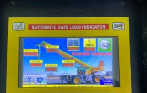 touch safe load indicator for crane