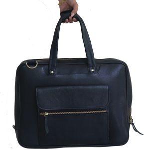 17 Inch Mens Leather Briefcase Bag