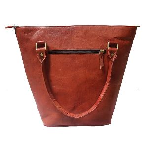 Ladies Leather Shoulder Tote Bag