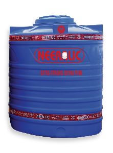 Blue water tank