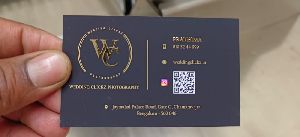Visiting Card with Gold Foiling