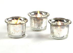 glass votive wax t light