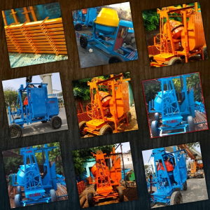 Two Leg Concrete Lift Mixer Machine