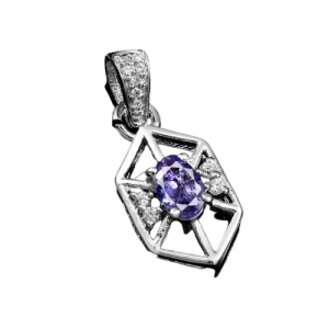 925 Sterling Silver Tanzanite Pendant