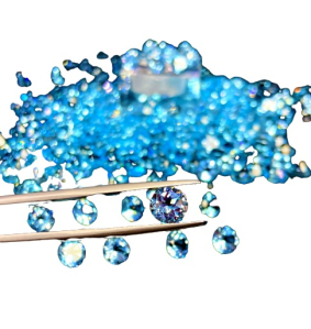 Blue Topaz Round Loose Gemstones