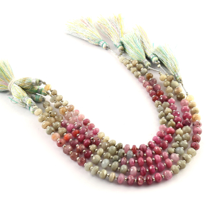 Faceted Multi Sapphire Gemstone Beads