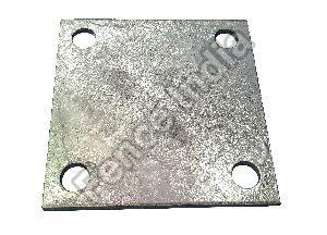 Galvanised Steel Square Flange Plate
