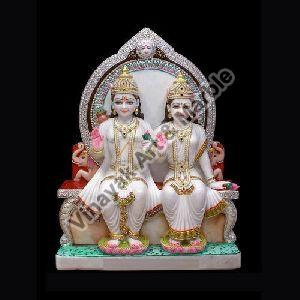 Marble Ram Sita Statue