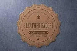 Leather Badge