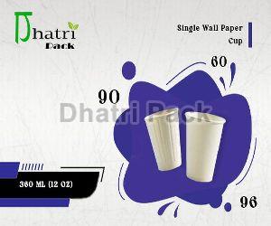 360 ML 12 oz Single Wall Papper Cup