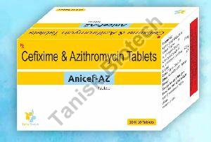 Cefixime 200mg,Azithromycin 500mg Tablet