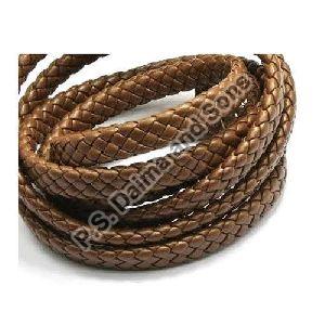 Flat Braided Leather Cord