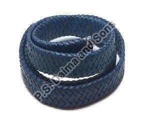 Oval Braided Leather Cord