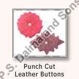 Punch Cut Leather Buttons