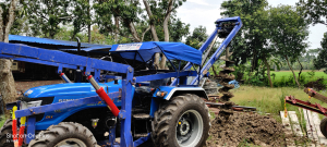 Sonalika Tractor Fitted Pole Erection And Post Hole Digger