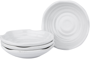 Melamine Chat Plate Waves 5