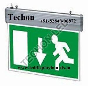 LED Fire Exit Sign Board
