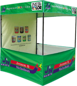4x4x7 Printed Canopy tent