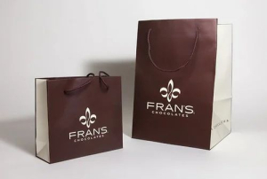 Hot Stamping Gold Foil Luxury Paper Bag