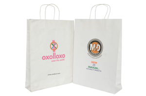 Multicolor Logo Paper Bags