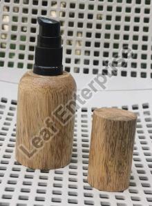 30ml Pump Wooden Cosmetic Bottle