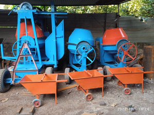 Diesel Portable Concrete Mixture Machine