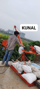 Portable Monkey Hoist Machine