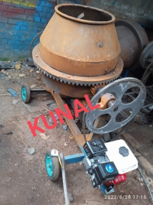 Mild Steel Half Bag Concrete Mixer Machine