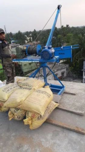 Portable Monkey Hoist Machine