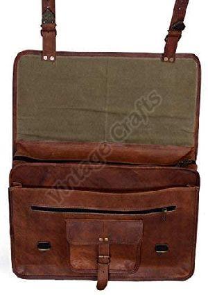 Stylish Leather Messenger Bag