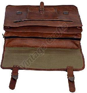 Stylish Leather Messenger Bag