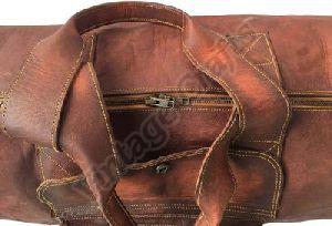 Stylish Leather Duffle Bag
