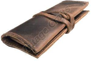 Genuine Buffalo Leather Pencil Case