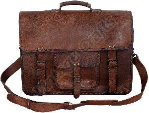 Stylish Leather Messenger Bag
