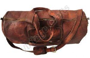 Stylish Leather Duffle Bag