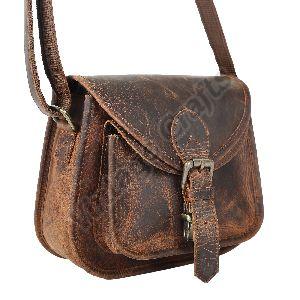 Ladies Leather Sling Bag