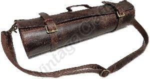 Genuine Buffalo Leather Knife Roll Set