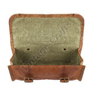Leather Motorcycle Handlebar Bag
