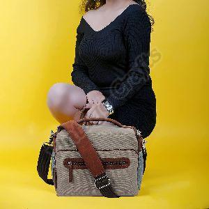 Genuine Canvas Camera Bag