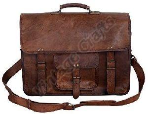Stylish Leather Messenger Bag